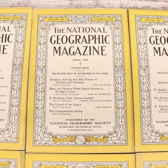 National Geographic Magazine 1928 Full Year Of 12 - Picture 6 of 16